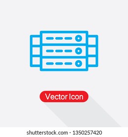 Data Center Icon Vector Illustration Eps10
