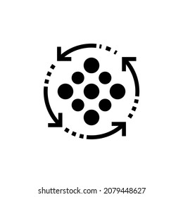 Data Center icon in vector. Logotype