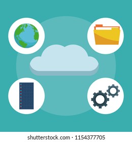 Data center icons