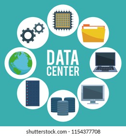 Data center icons