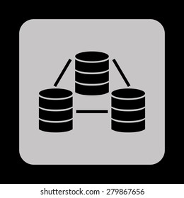 data center icons design, vector illustration eps10 graphic 