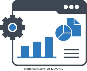 Data Center  illustration with isolated background