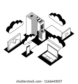 data center network icons
