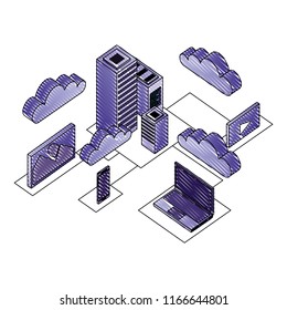 data center network icons