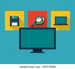 data center related icons image