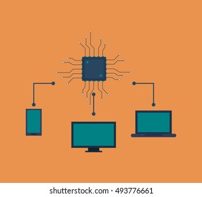 data center related icons image