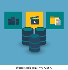 data center related icons image