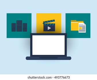 data center related icons image