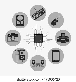 data center related icons image