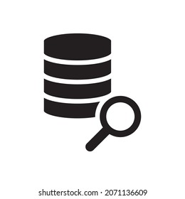 Data Center Search Icon - Server Search Icon