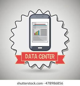 data center smartphone icon