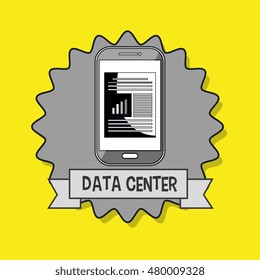 data center smartphone icon