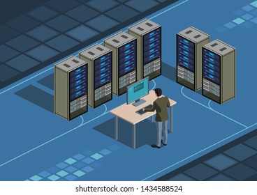 Data center and system administrator