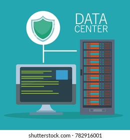 Data center technology icons