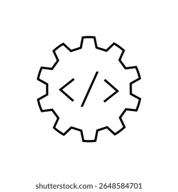 Ícone de vetor do data center. Sinal de ilustração de análise de dados. Símbolo do servidor. Ícone da Web de hospedagem.