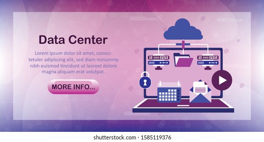 Data center vector - Illustration