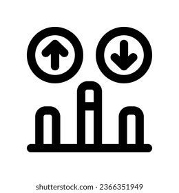 icono de línea de cambio de datos. icono vector para tu sitio web, móvil, presentación y diseño de logotipo.