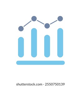 data chart concept line icon. Simple element illustration. data chart concept outline symbol design.