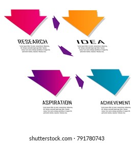 data chart infographic template design illustration vector
