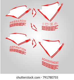 data chart infographic template design illustration vector