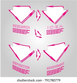 data chart infographic template design illustration vector