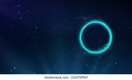 Data circle digital technology background. Internet network abstract background. Big data circle vector illustration.