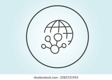 data circuit and fibres icon vector design