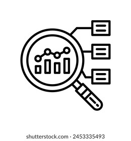 Data Classification  icon in vector. Logotype
