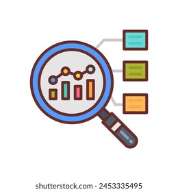 Data Classification  icon in vector. Logotype
