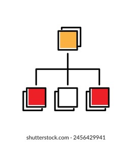 Data Classification Vector Icon Design