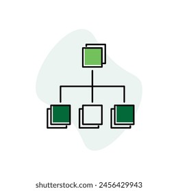 Data Classification Vector Icon Design