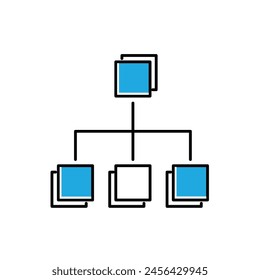 Data Classification Vector Icon Design