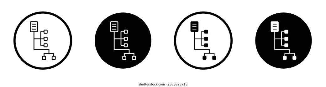 Data classification vector set for UI designs.