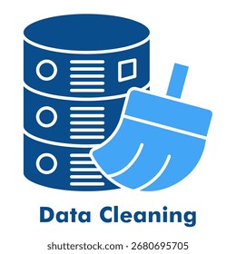 Datenbereinigung: Vektorgrafik mit zwei Farbsymbolen