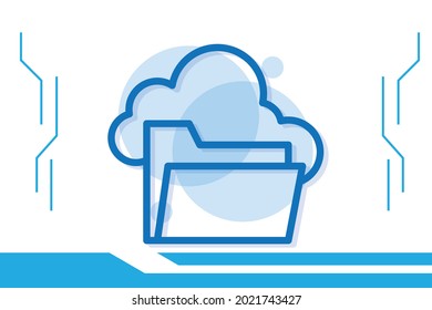Data cloud icon symbol sign from modern artificial intelligence collection for mobile concept and web apps design. Smart robotic and digital technology related vector line icons. 
