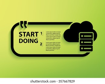 
Data cloud Quotation Mark Speech Bubble,design