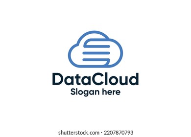 Data Cloud Technology Logo Design Stock Vector (Royalty Free ...