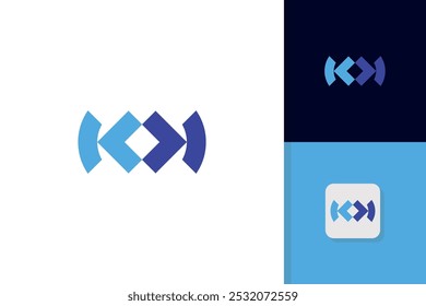 Código de datos Diseño de logotipo Vector Plantilla