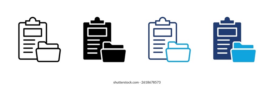 Data Collection Icon Element For Design