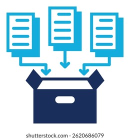 Data Collection Icon Element For Design