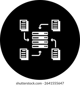 Data Collection Icon Element For Design