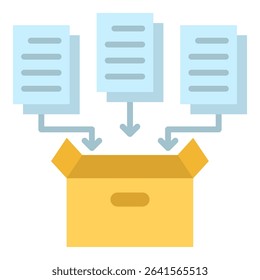 Data Collection Icon Element For Design