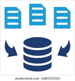 Elemento De Ícone De Coleta De Dados Para Design