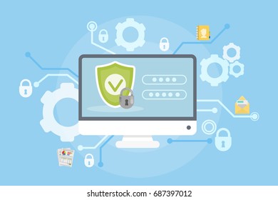Data and computer protection. Safety of personal information.
