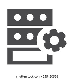 Data configurations vector image to be used in web applications, mobile applications and print media.