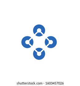 data connection logo design vector template sign icon