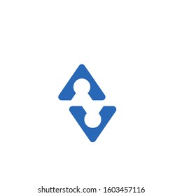 data connection logo design vector template sign icon