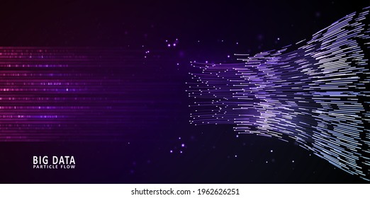 Data connection speed line. Futuristic network representation. Graphic concept for your design