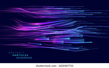 Datenverbindungsgeschwindigkeit Futuristische Netzwerkrepräsentation. Grafisches Konzept für Ihr Design
