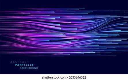 Línea de velocidad de conexión de datos. Representación de red futurista. Concepto gráfico para su diseño